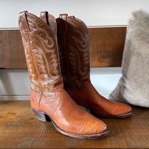 Justin Iguana Lizard Boots